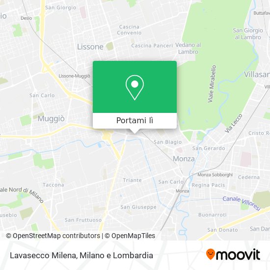 Mappa Lavasecco Milena