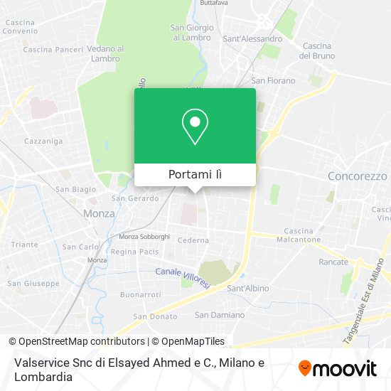 Mappa Valservice Snc di Elsayed Ahmed e C.