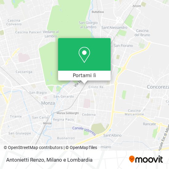 Mappa Antonietti Renzo