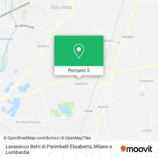Mappa Lavasecco Betti di Parimbelli Elisabetta