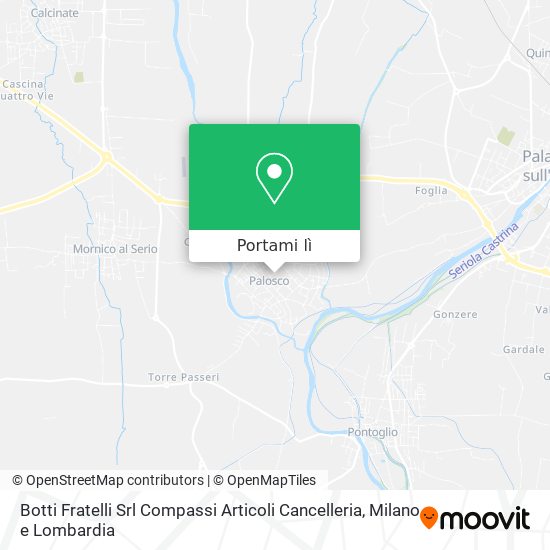 Mappa Botti Fratelli Srl Compassi Articoli Cancelleria