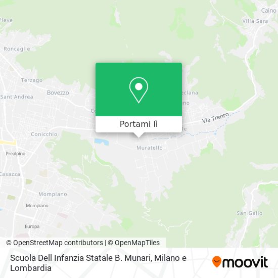 Mappa Scuola Dell Infanzia Statale B. Munari