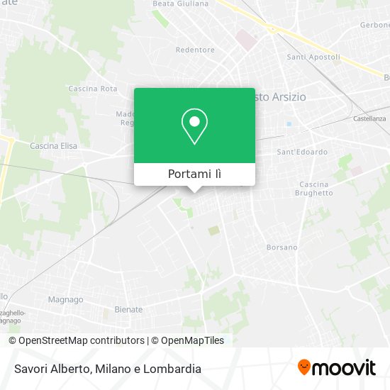 Mappa Savori Alberto