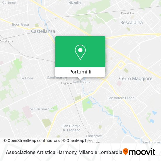 Mappa Associazione Artistica Harmony