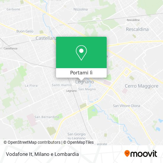 Mappa Vodafone It