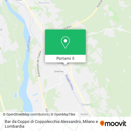 Mappa Bar da Coppo di Coppolecchia Alessandro