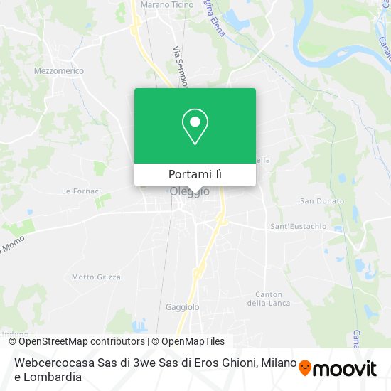 Mappa Webcercocasa Sas di 3we Sas di Eros Ghioni