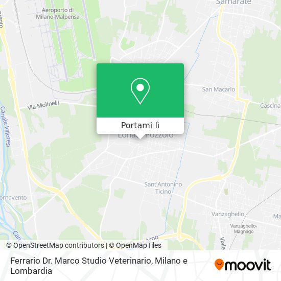 Mappa Ferrario Dr. Marco Studio Veterinario