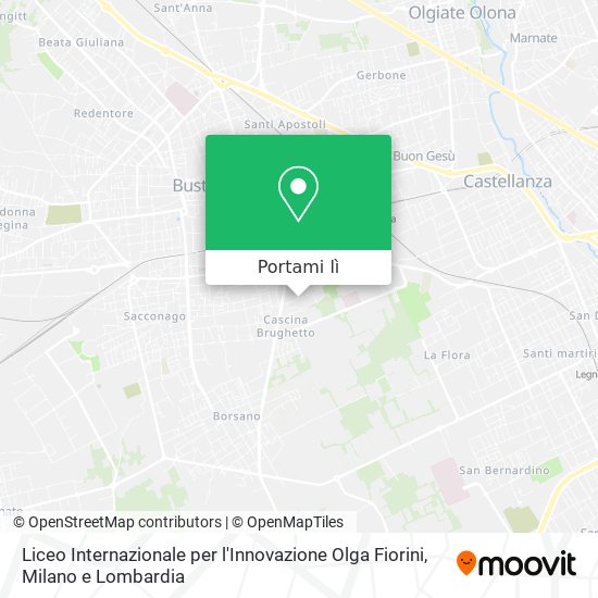 Mappa Liceo Internazionale per l'Innovazione Olga Fiorini