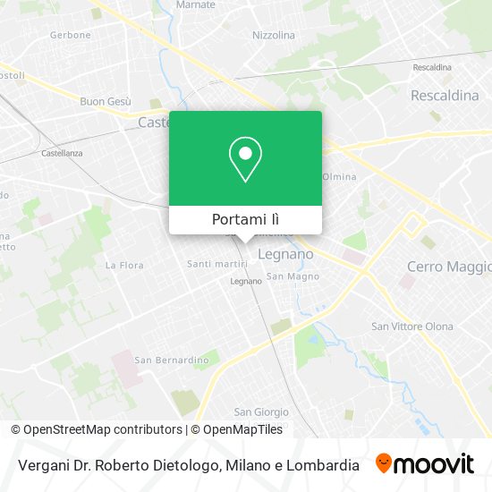 Mappa Vergani Dr. Roberto Dietologo