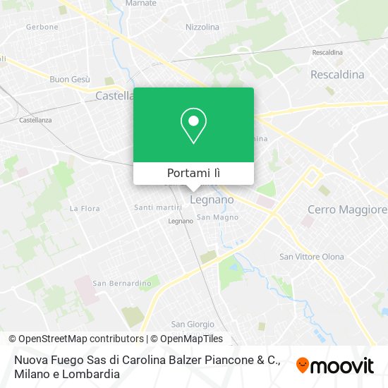 Mappa Nuova Fuego Sas di Carolina Balzer Piancone & C.