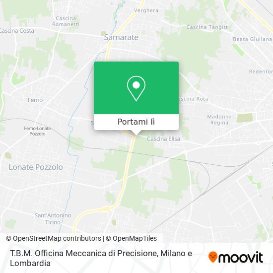Mappa T.B.M. Officina Meccanica di Precisione