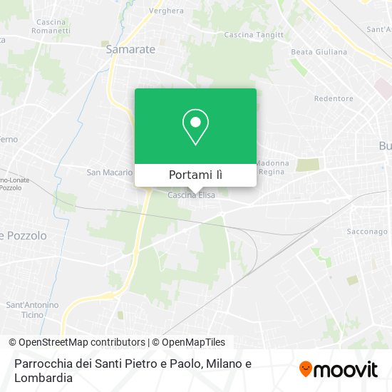 Mappa Parrocchia dei Santi Pietro e Paolo