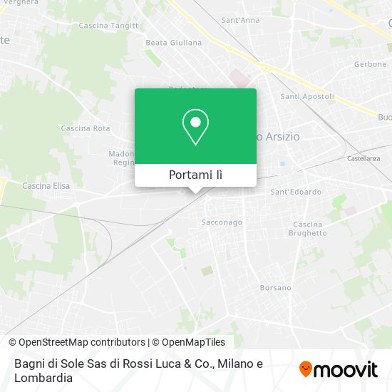 Mappa Bagni di Sole Sas di Rossi Luca & Co.