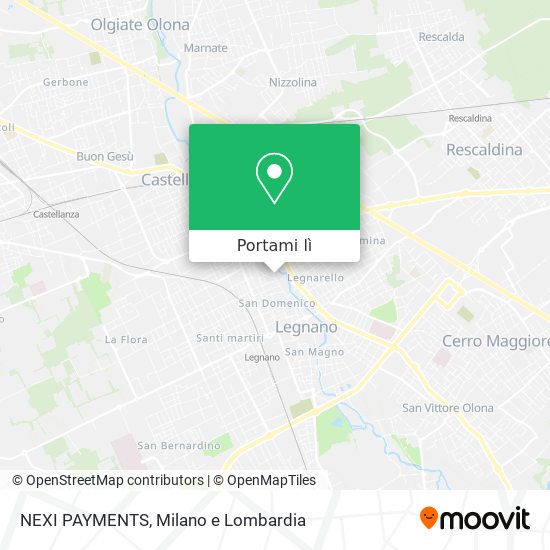 Mappa NEXI PAYMENTS