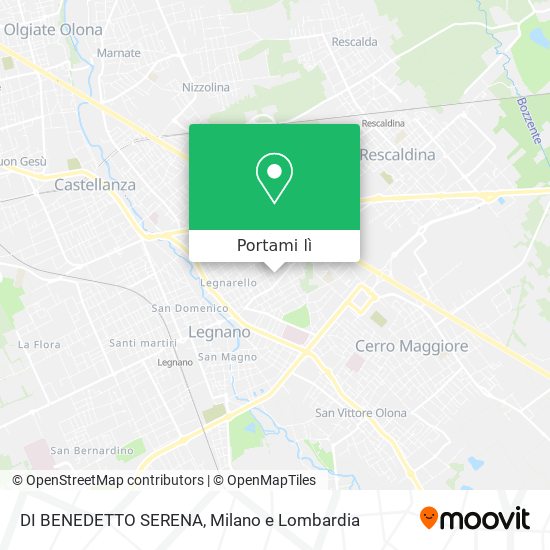 Mappa DI BENEDETTO SERENA