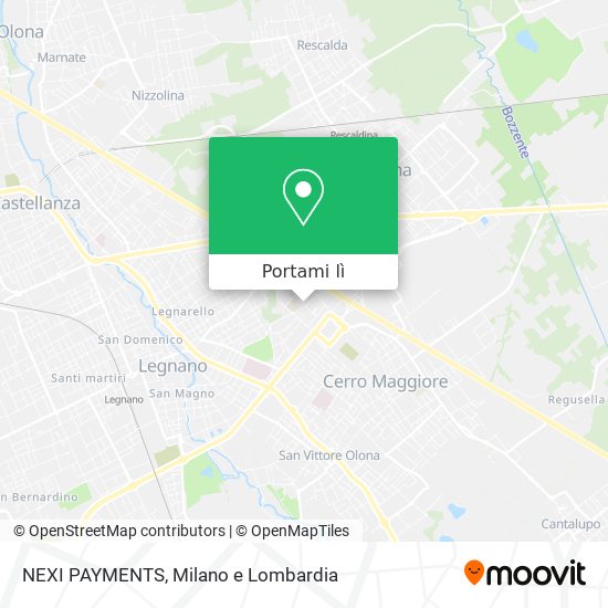 Mappa NEXI PAYMENTS