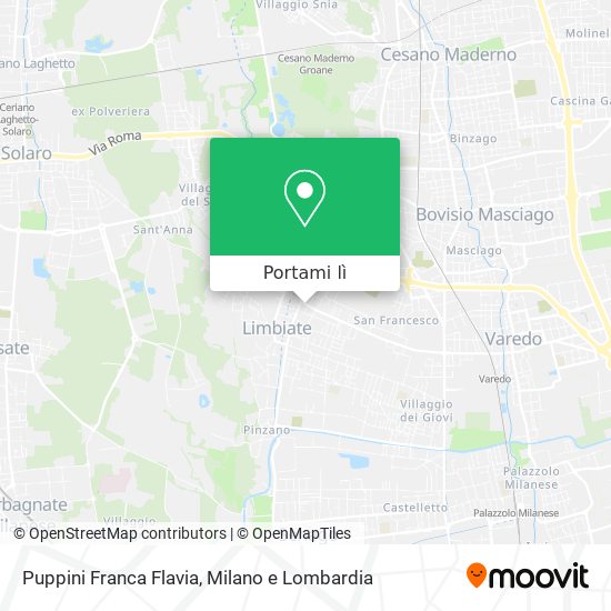 Mappa Puppini Franca Flavia