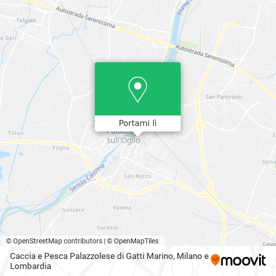 Mappa Caccia e Pesca Palazzolese di Gatti Marino