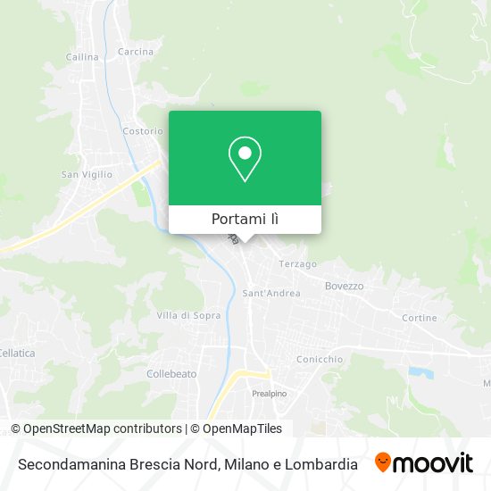Mappa Secondamanina Brescia Nord
