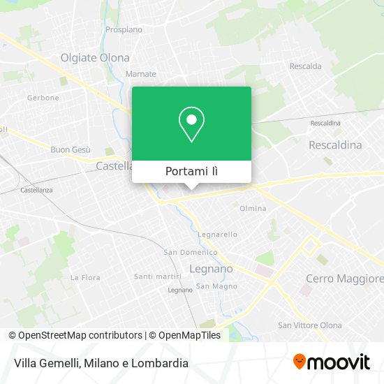 Mappa Villa Gemelli