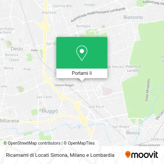 Mappa Ricamami di Locati Simona