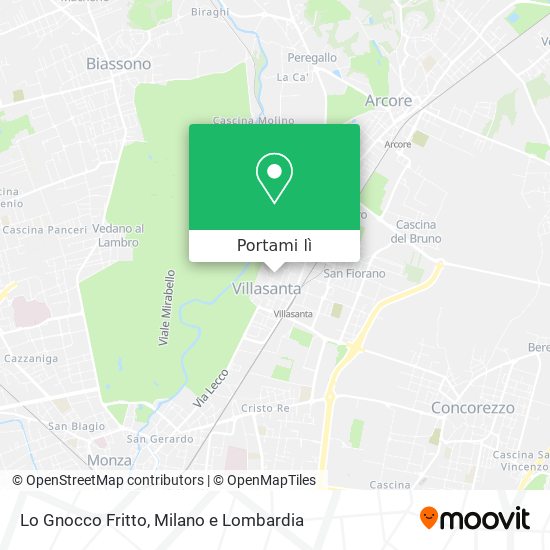 Mappa Lo Gnocco Fritto