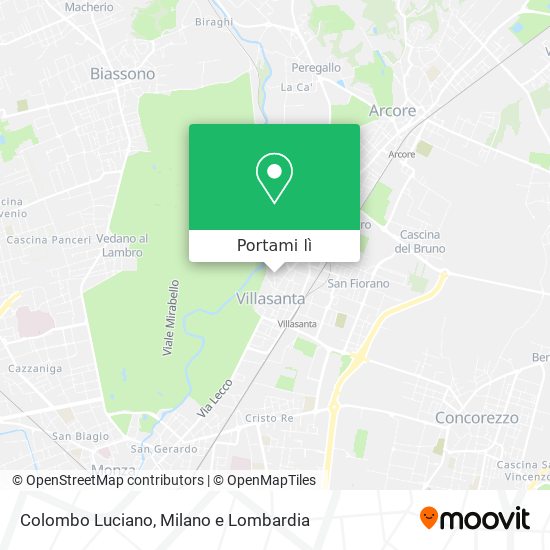 Mappa Colombo Luciano