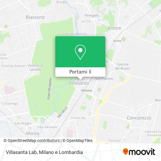 Mappa Villasanta Lab