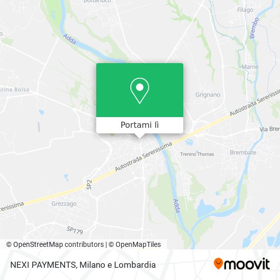 Mappa NEXI PAYMENTS