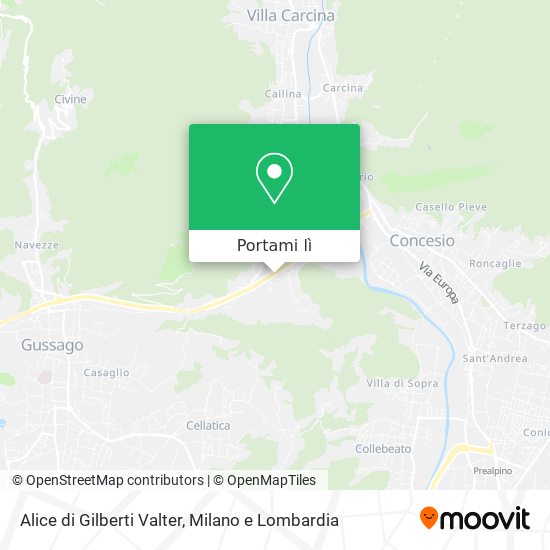 Mappa Alice di Gilberti Valter