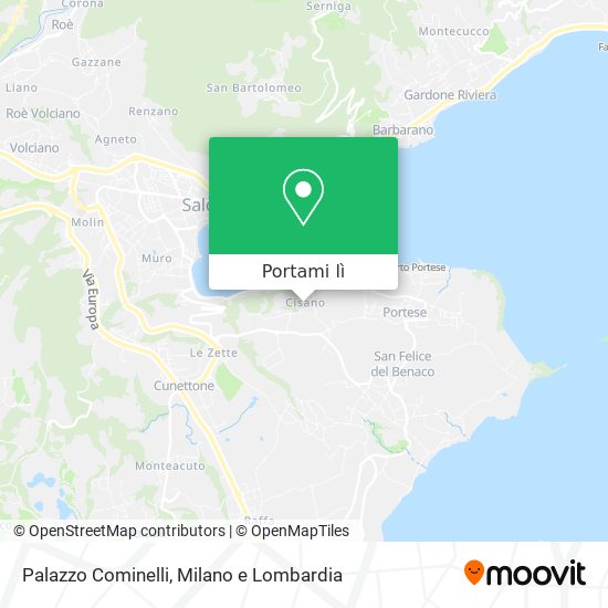 Mappa Palazzo Cominelli