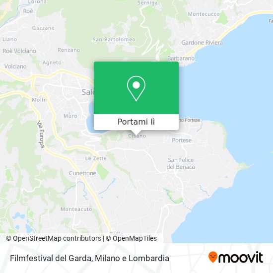 Mappa Filmfestival del Garda