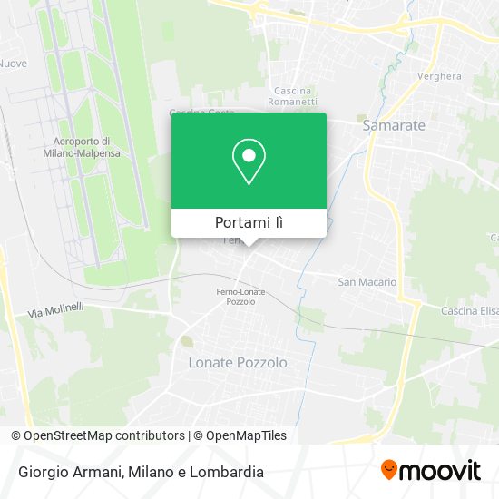 Mappa Giorgio Armani