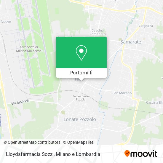 Mappa Lloydsfarmacia Sozzi