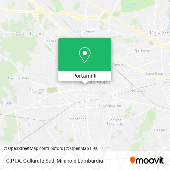 Mappa C.P.I.A. Gallarate Sud