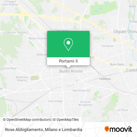 Mappa Rose Abbigliamento