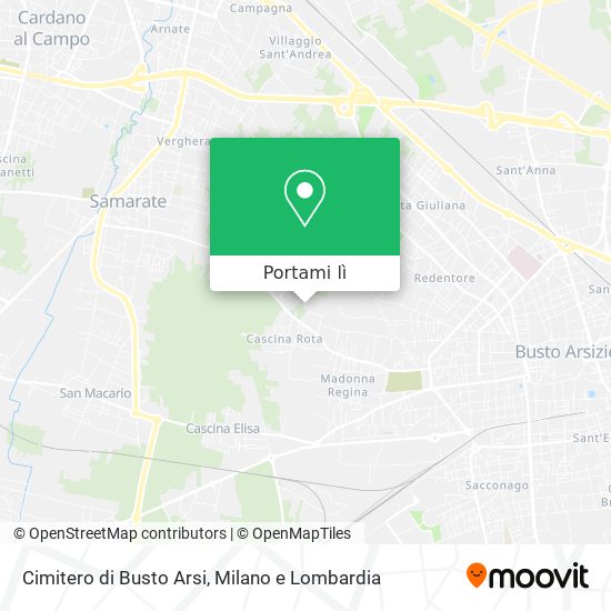 Mappa Cimitero di Busto Arsi