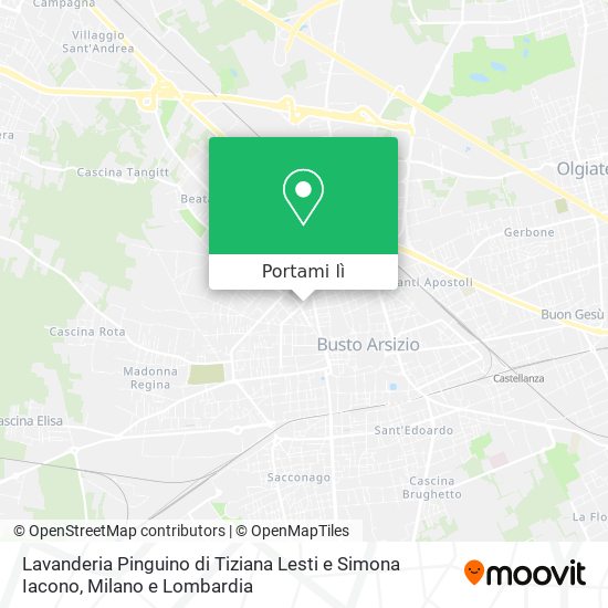 Mappa Lavanderia Pinguino di Tiziana Lesti e Simona Iacono