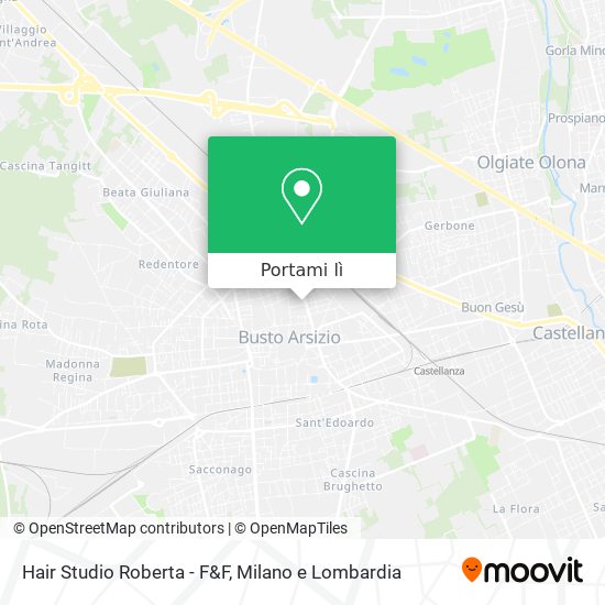 Mappa Hair Studio Roberta - F&F