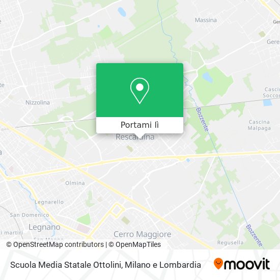 Mappa Scuola Media Statale Ottolini