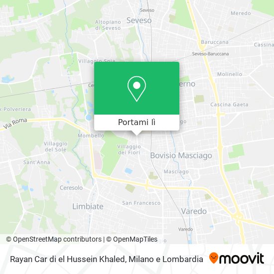 Mappa Rayan Car di el Hussein Khaled