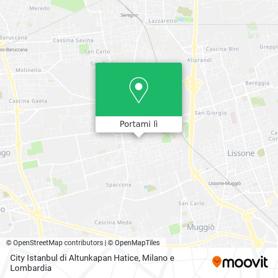 Mappa City Istanbul di Altunkapan Hatice