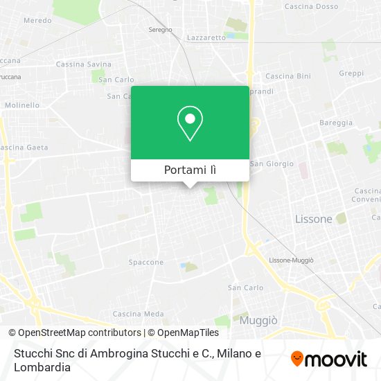 Mappa Stucchi Snc di Ambrogina Stucchi e C.