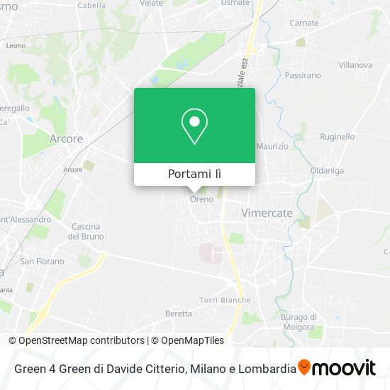 Mappa Green 4 Green di Davide Citterio