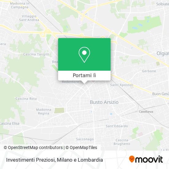 Mappa Investimenti Preziosi