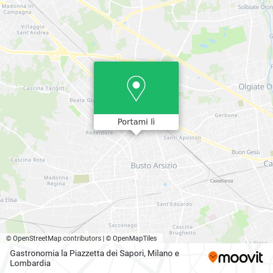 Mappa Gastronomia la Piazzetta dei Sapori