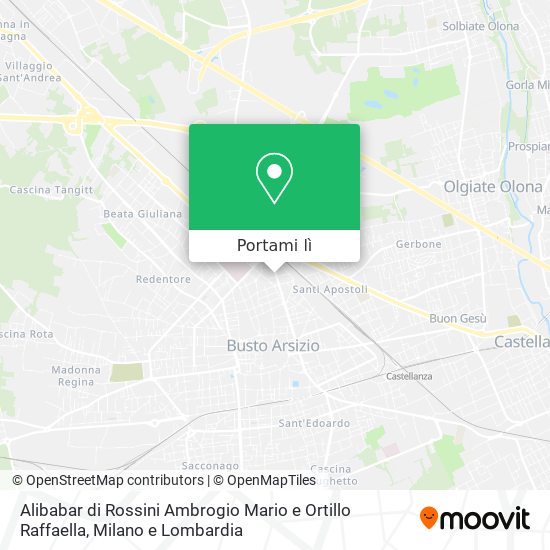 Mappa Alibabar di Rossini Ambrogio Mario e Ortillo Raffaella