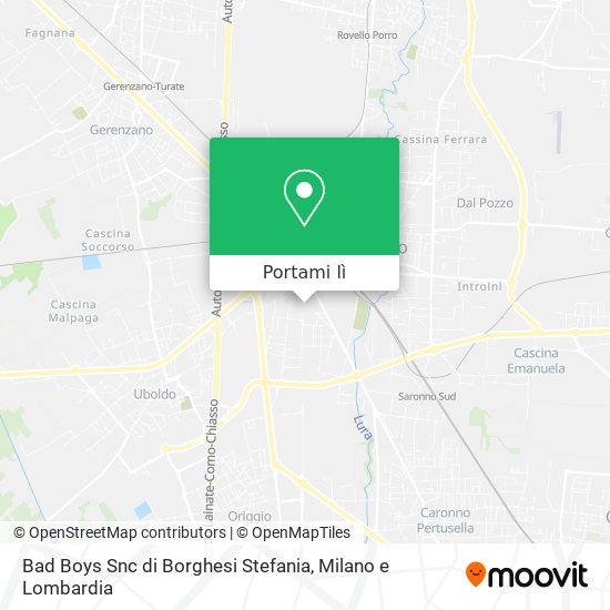 Mappa Bad Boys Snc di Borghesi Stefania