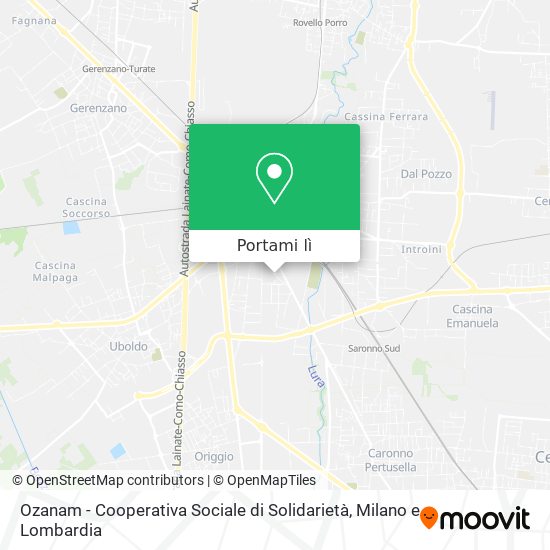 Mappa Ozanam - Cooperativa Sociale di Solidarietà